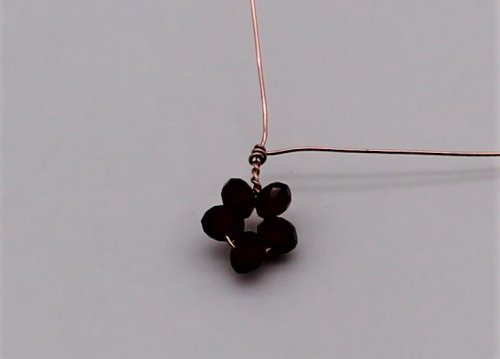 Abby Hook's Delicate Jasmine Earrings - Secure the stem, Contemporary Wire Jewelry, , coil one wire arounc the other